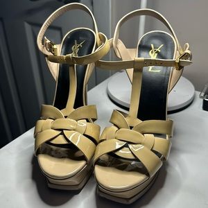 Authentic YSL Tribute Platform Stilettos